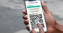 Ride Tandem app interface showing personalised QR code for passengers